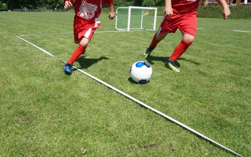 Marquage de terrain de jeu portable 100 mètres en 4 couleurs