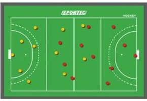 Tableau tactique de hockey en 3 tailles