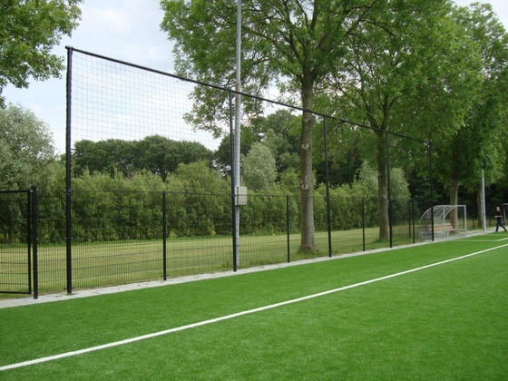 Ballenvanger 30m x 5m met 2m dubbelstaafmat: verzinkt of gecoat en geleverd of geplaatst