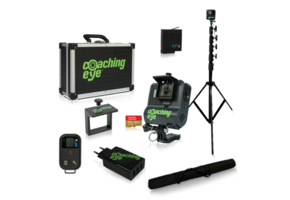 CoachView Pro avec caméra vidéo, trépied, piles et télécommande