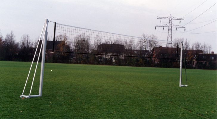 Volleybal installatie verrolbaar