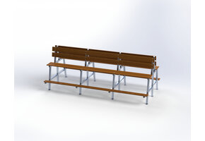 Banc de tribune tandem