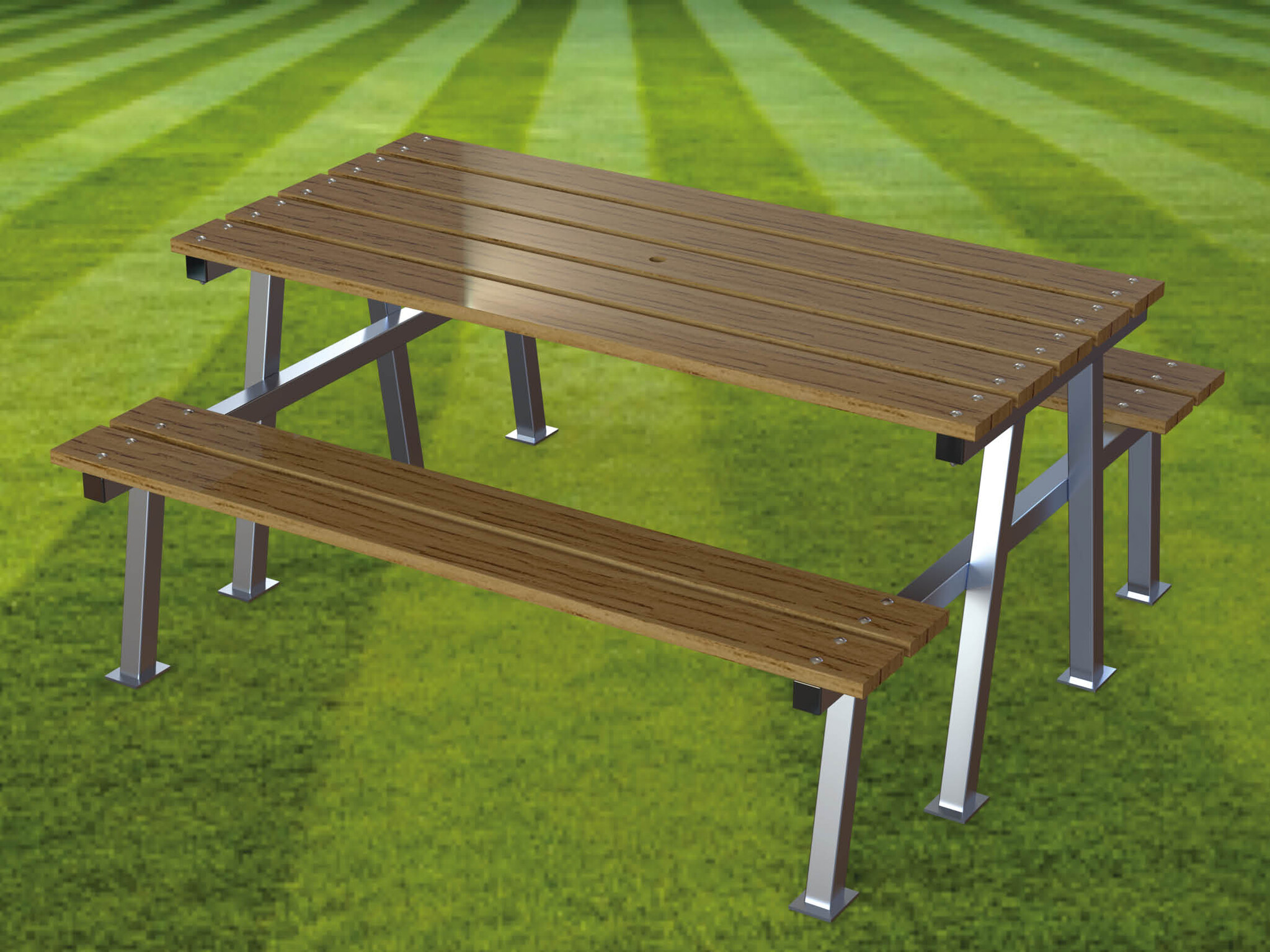 Banc de pique-nique durable