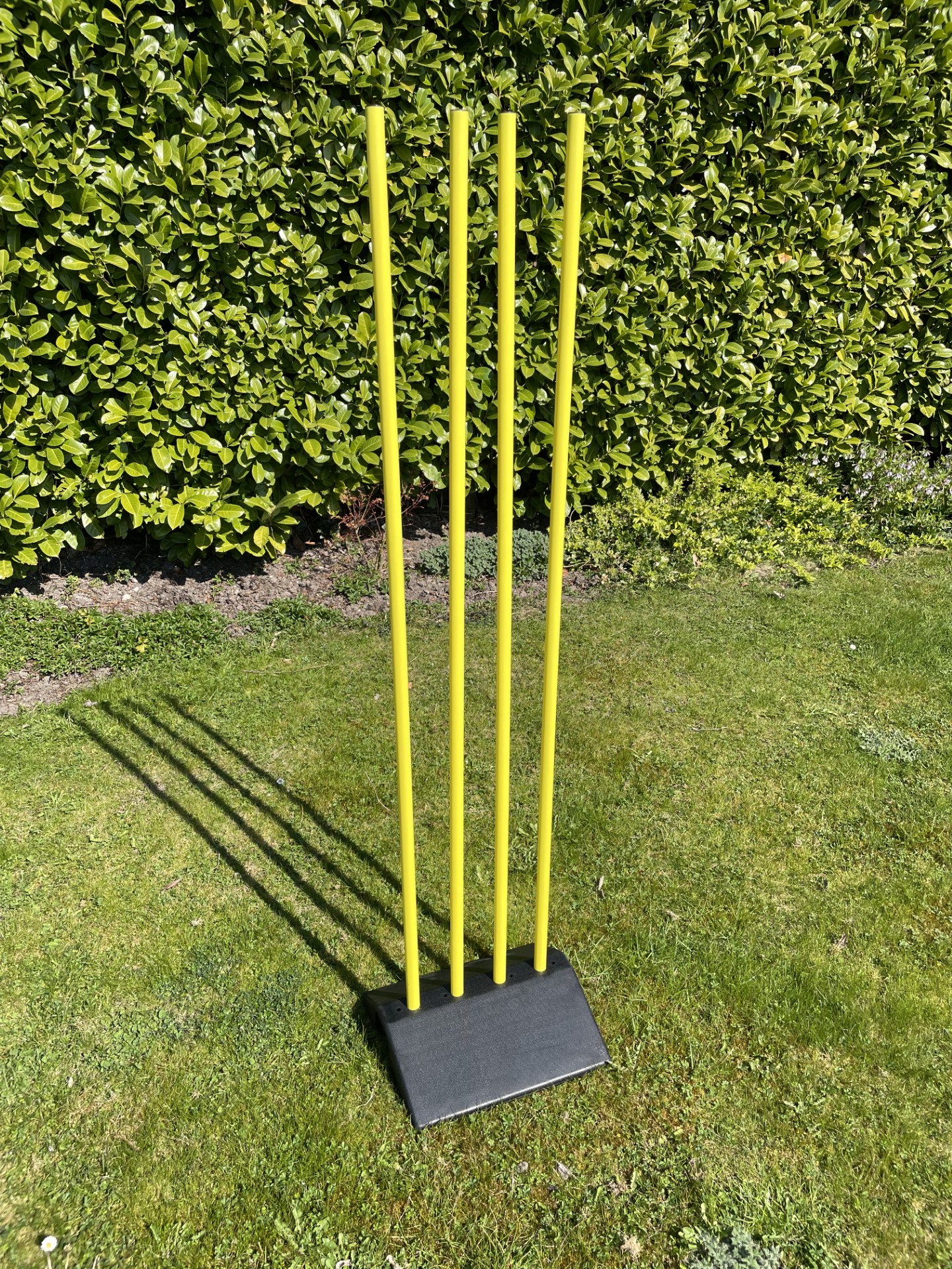 Base lestée avec 4 poteaux de 160 cm