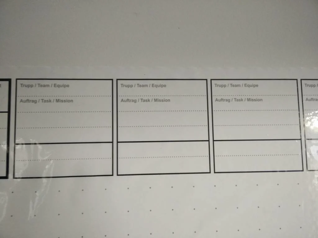 Taktifol Situatieschets Militair