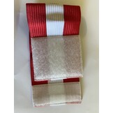 Brassard de capitaine rouge avec imprimé C blanc et noir avec fermeture velcro