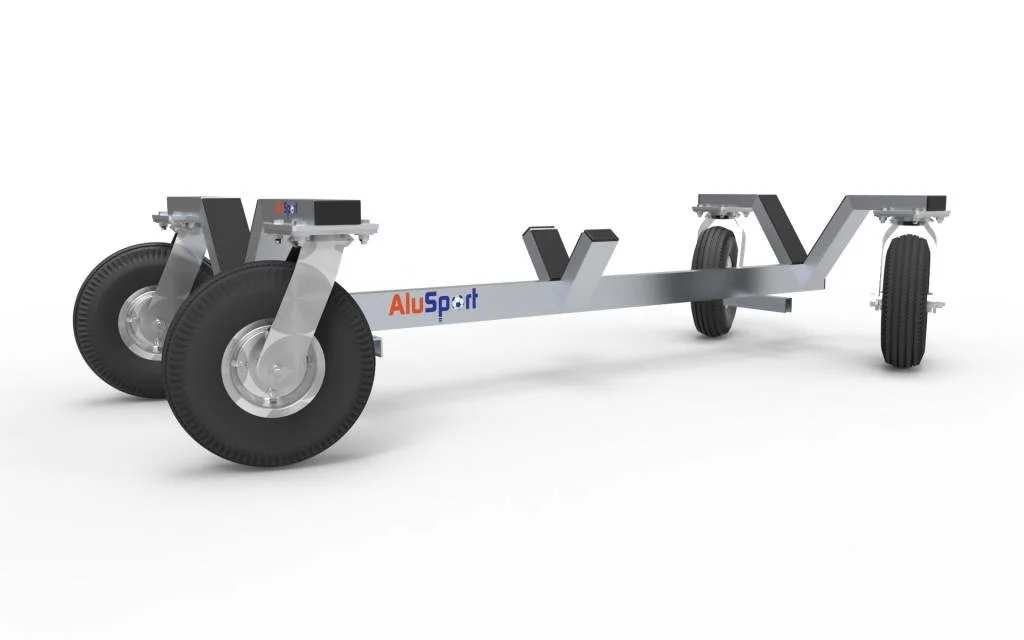 CHARIOT avec 4 pneus pneumatiques pour déplacer tous les buts (par paire)