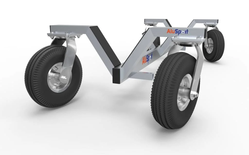 CHARIOT avec 4 pneus pneumatiques pour déplacer tous les buts (par paire)