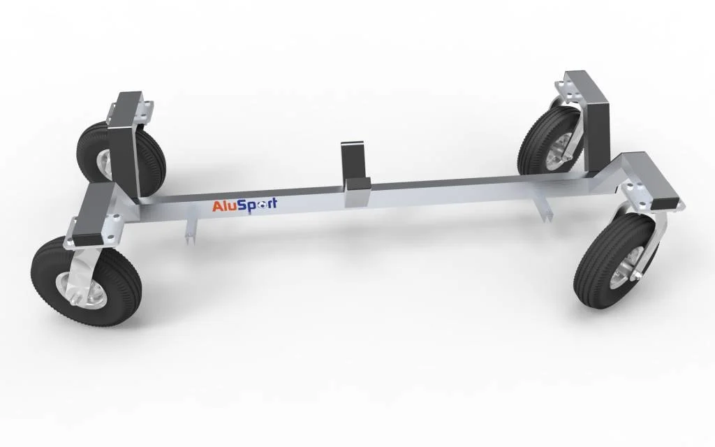 CHARIOT avec 4 pneus pneumatiques pour déplacer tous les buts (par paire)