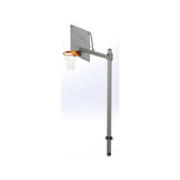 Poteau de basket en acier galvanisé