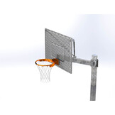 Poteau de basket en acier galvanisé