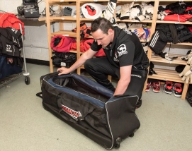 Chariot d'équipe pour les vêtements d'équipe