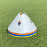 12 hoeden CIRCULR 4 kleuren a 3 stuks met draagband