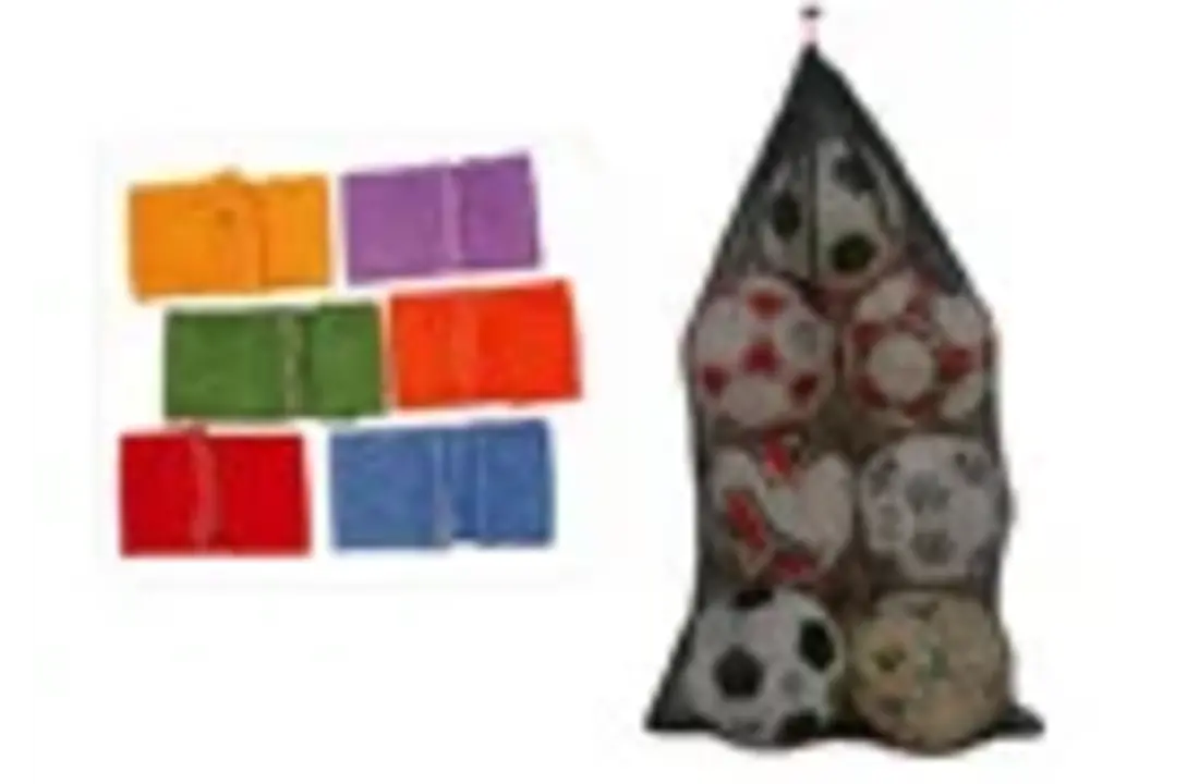 Filet à balles 10 balles, maille fine noire