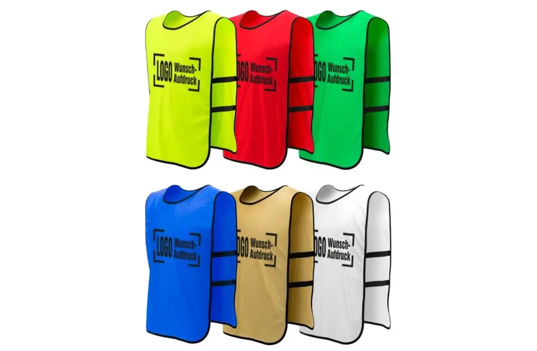 Gilet PRO 9,50 € - à partir de 5 pièces avec imprimé au choix - recto-verso