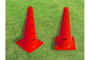 Pion 38 cm met gaten voor stokken