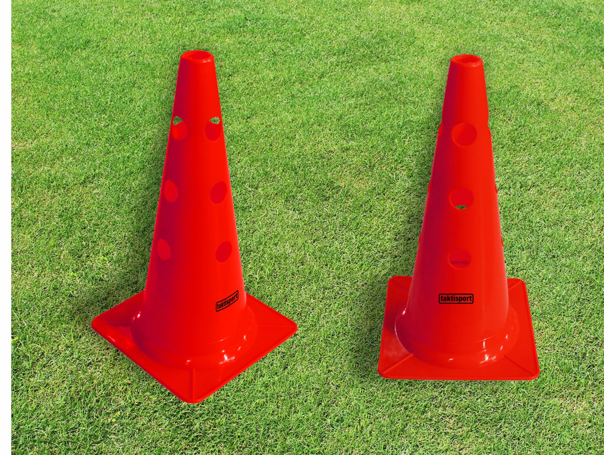 Pion 38 cm met gaten voor stokken