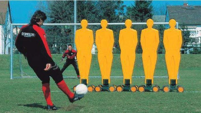 Mannequin met 4 wielen