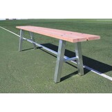 Zitbank 2 meter lang hardhouten planken zitting