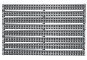 Borstelmat 60cm x 40cm met harde kunststof vezels