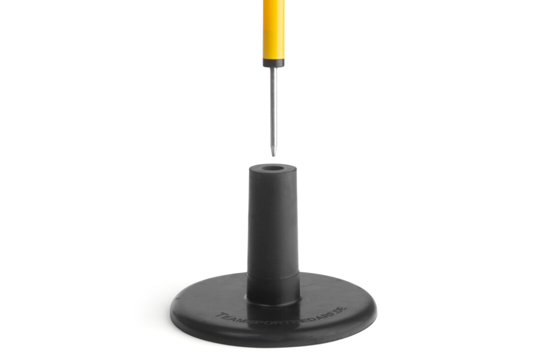 8x poteau d'entraînement avec épingle et base pour gazon artificiel