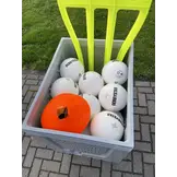 Materiaalwagen en ballenkar met zwenkwielen