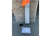 Cornervlagstok  set Stadion 4x 50 mm geveerd