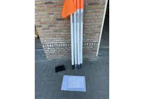 Set de mâts d'angle Stadium 4x 50 mm à ressorts