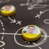 Spelersmagneten met foto