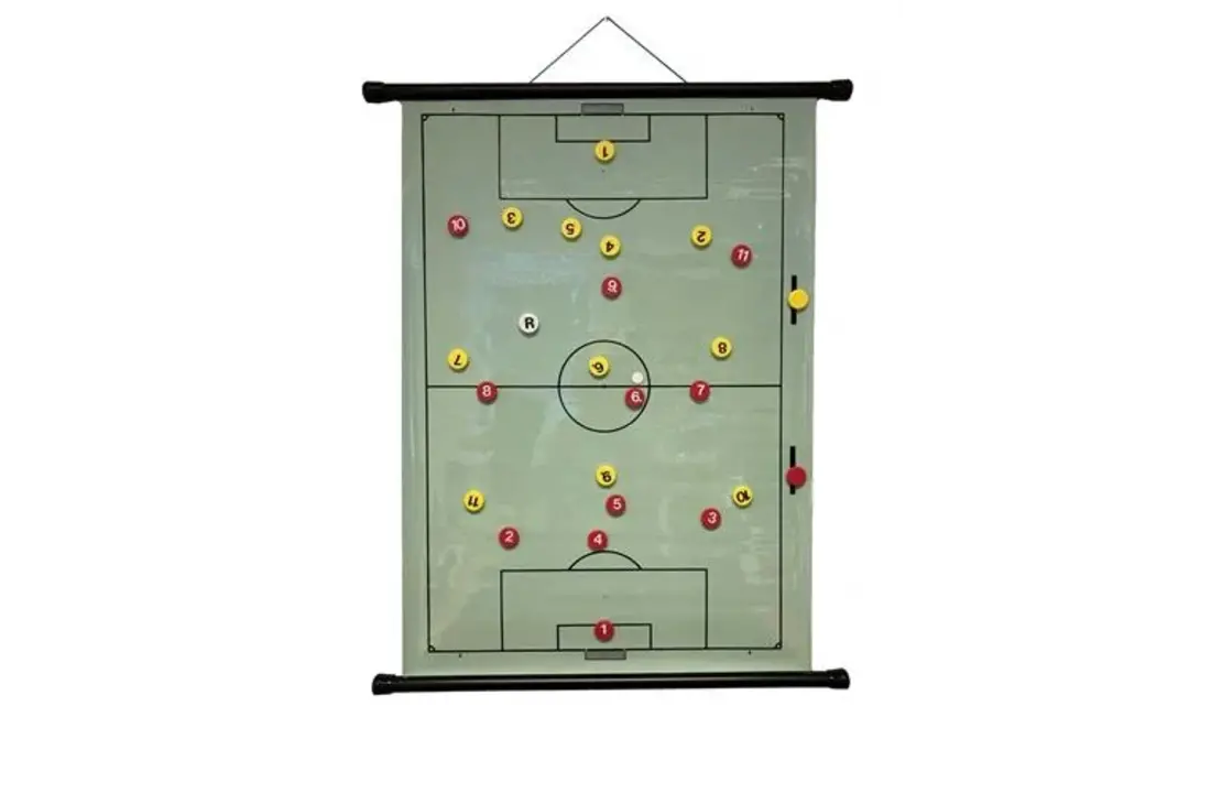 Tableau des tactiques de football : enroulable, magnétique, effaçable -