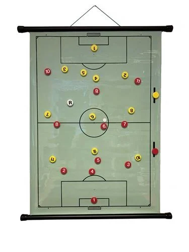 Tableau des tactiques de football : enroulable, magnétique, effaçable -