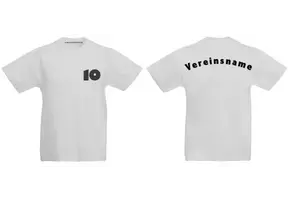 Warmloopshirt met naam en nummer 10x Saller