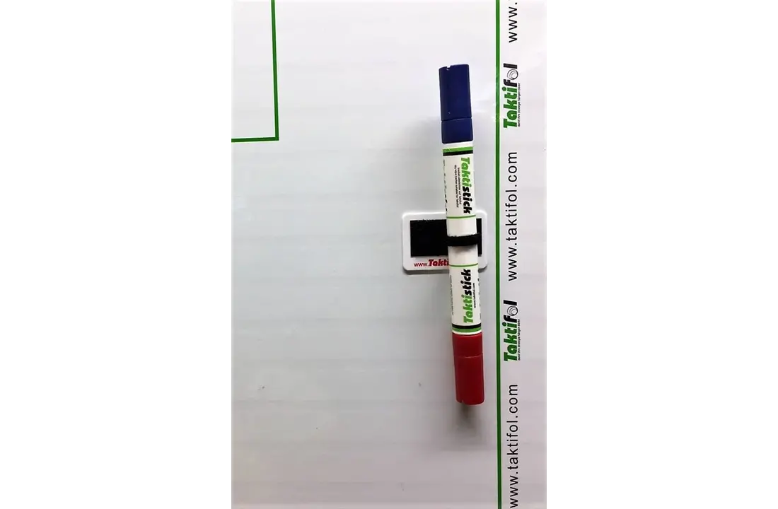 Twinstift Taktifol: 1 rode stift en 1 blauw stift