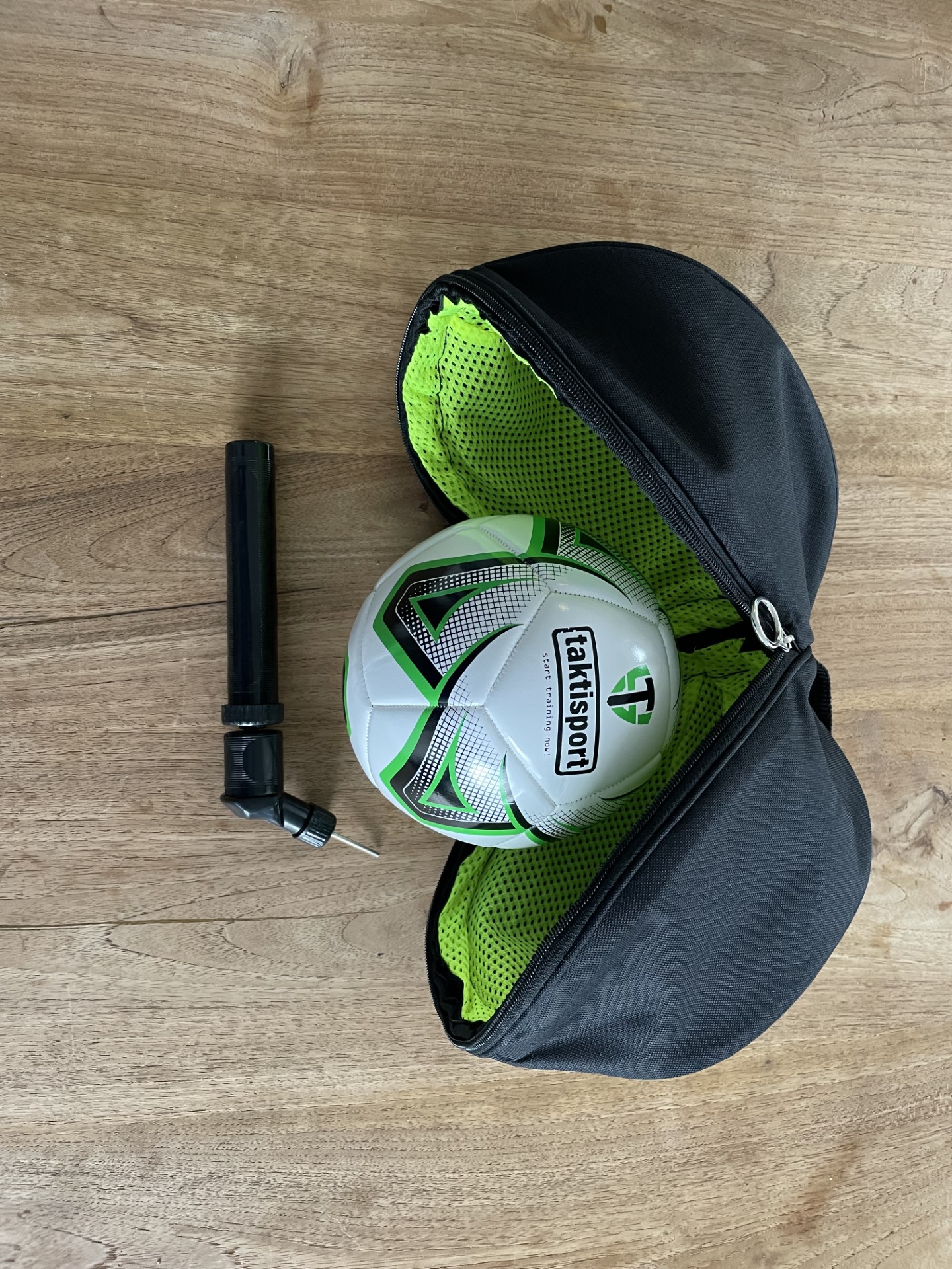 Draagtas rugzak voor 1 voetbal