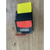 Kaartenset in etui: Rode kaart, gele kaart en wedstrijdkaarten