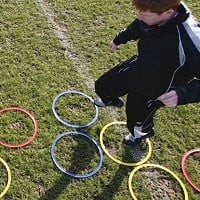 Bagues anneaux, cerceaux, ensemble de 12 de formation