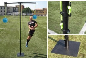 Kopbaltrainer dubbele uitvoering voor kunstgras