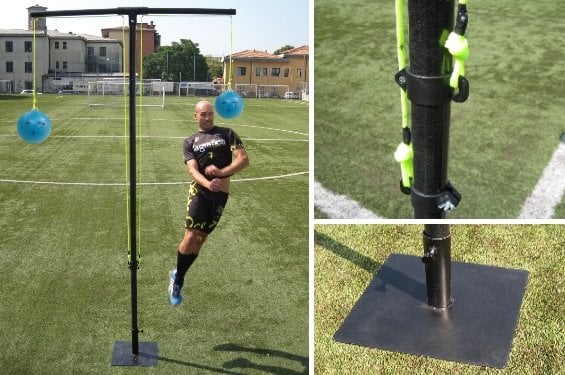 Head shot trellis|Version with iron base for synthetic grass (balls excluded)
