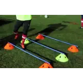 Hordenset met  10 stokken tussen 2 Hoge Hoeden 10x2.