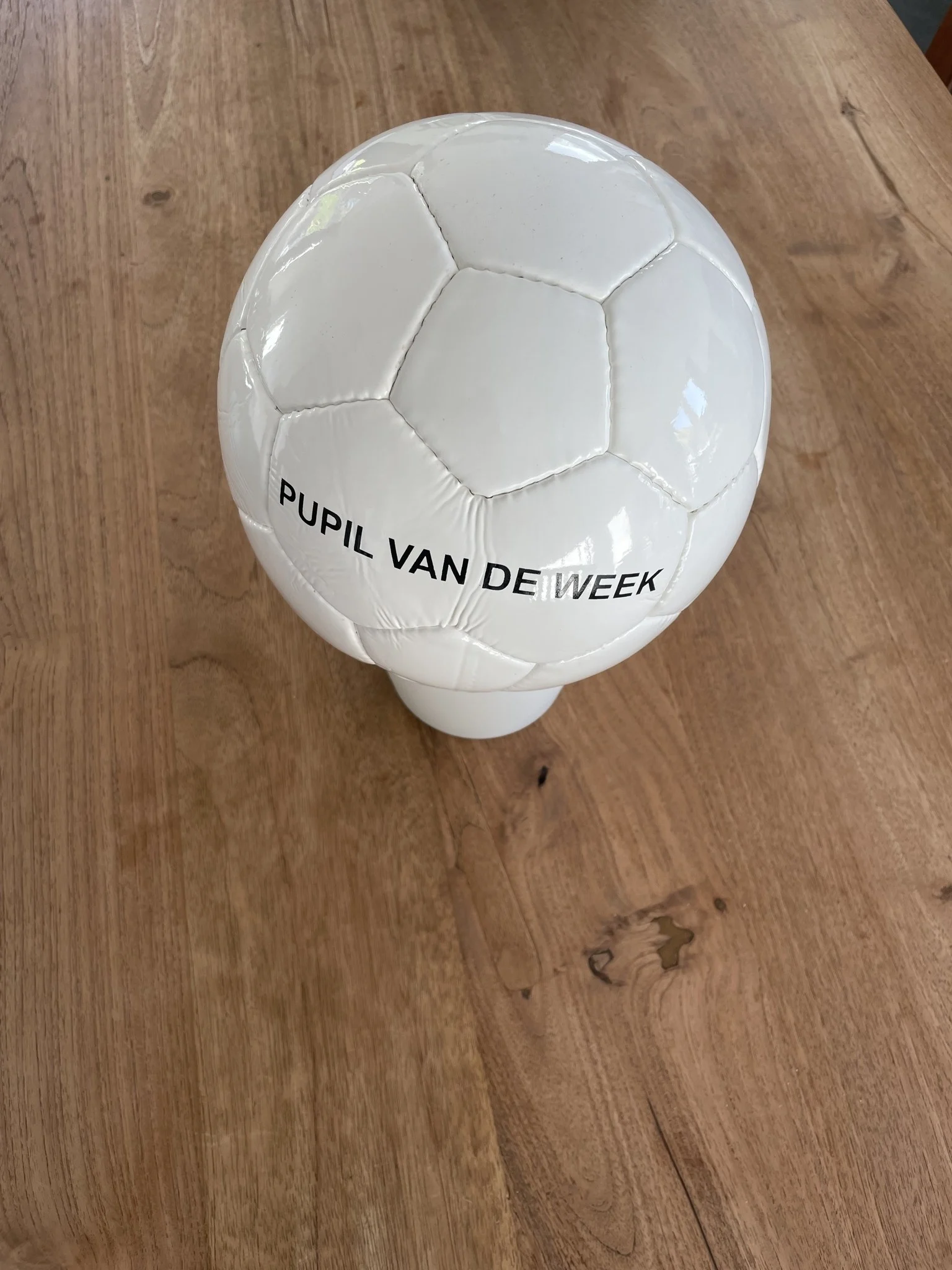 Pupil van de week Voetbal met opdruk