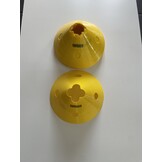 Chapeaux d'entraînement Jumbo 10x Jaune