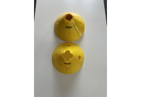 Chapeaux d'entraînement Jumbo 10x Jaune