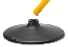 Voet voor sla-om stokken 25mm