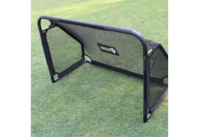Voetbalgoal 120cm x 80cm staal met zwart net