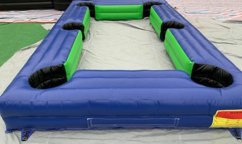 Terrain de snooker de football gonflable 5 mx 3 m