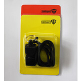 Scheidsrechter set: fluit met koord, rode kaart, gele kaart