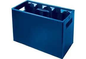 Bidonkrat (extra stevig) blauw voor 10 bidons