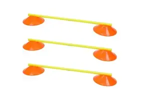 Ensemble de haies basses: 20 chapeaux avec 10 bâtons
