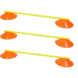 Ensemble de haies basses: 20 chapeaux avec 10 bâtons