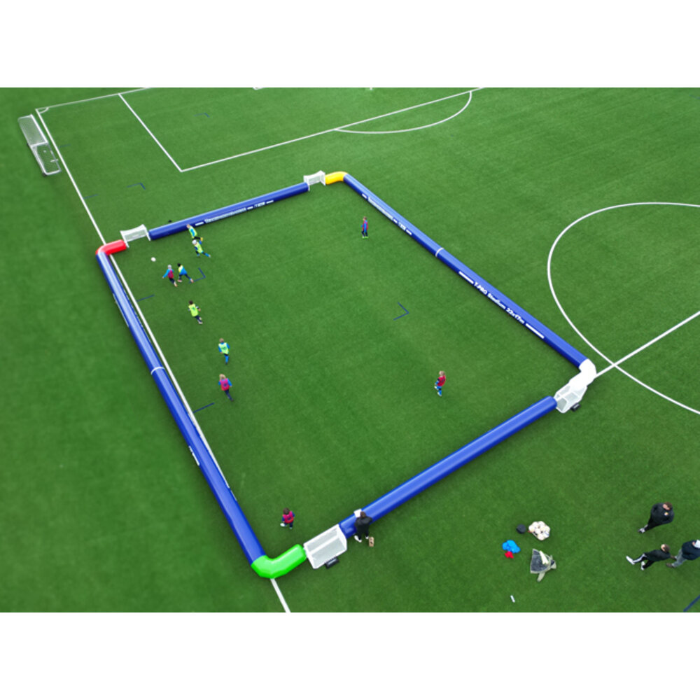 Opblaasbare Voetbal Training Dummy, 160 cm Tumbler Dummy Voetbal Training Doelman voor Volwassen voor Boksen Bokszak voor Passen Boren(blauw